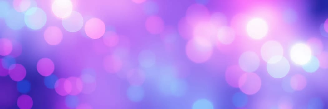 Bright, colorful bokeh lights fill the background, creating a lively and festive mood. The vibrant hues suggest an evening celebration or event, enhancing the urban atmosphere.