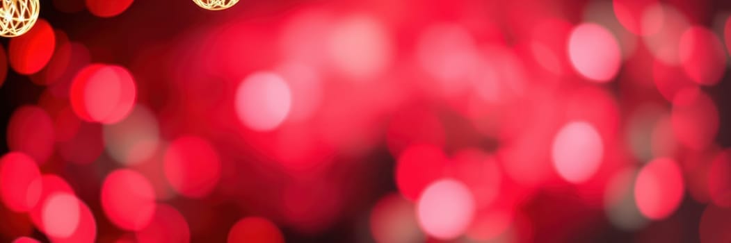 Red bokeh lights fill the background, creating a warm and festive atmosphere, ideal for celebrations, gatherings, or holiday events at any time of the year.
