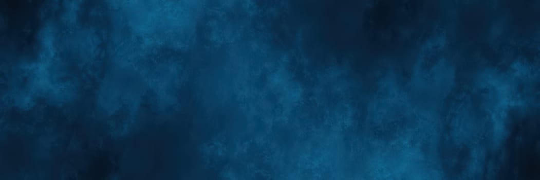 Vibrant shades of dark blue blend together, creating an abstract background. The design evokes feelings of calm and depth, resembling a serene night sky.