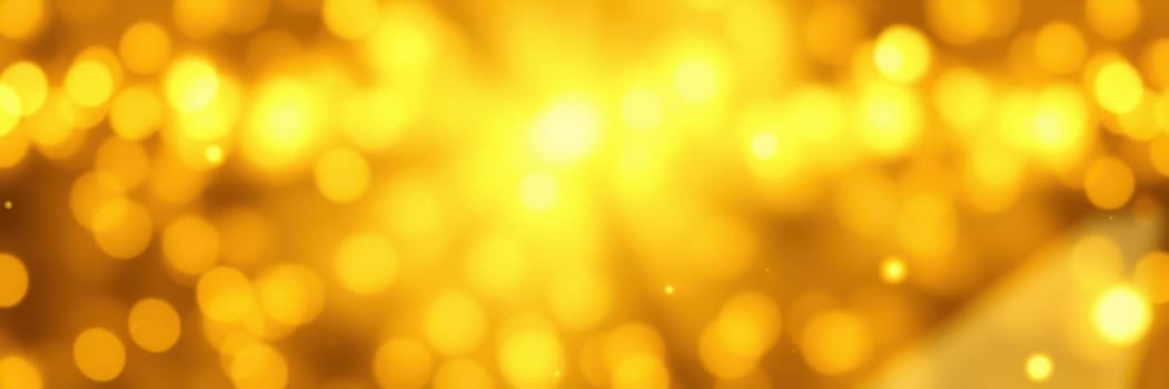 Soft golden bokeh lights fill the foreground, creating a magical ambiance ideal for parties, celebrations, or holiday events. This glowing backdrop adds warmth and joy.