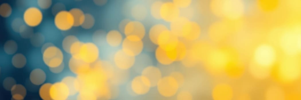 Bright bokeh lights in shades of blue and gold fill the background, evoking a sense of joy during nighttime festivities and celebrations in a vibrant setting.