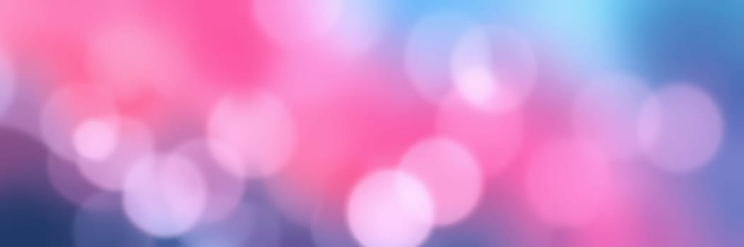A vibrant mix of pink and blue hues blends into a soft bokeh effect, creating a serene and dreamlike atmosphere. The colors smoothly transition, evoking a sense of calm and creativity.