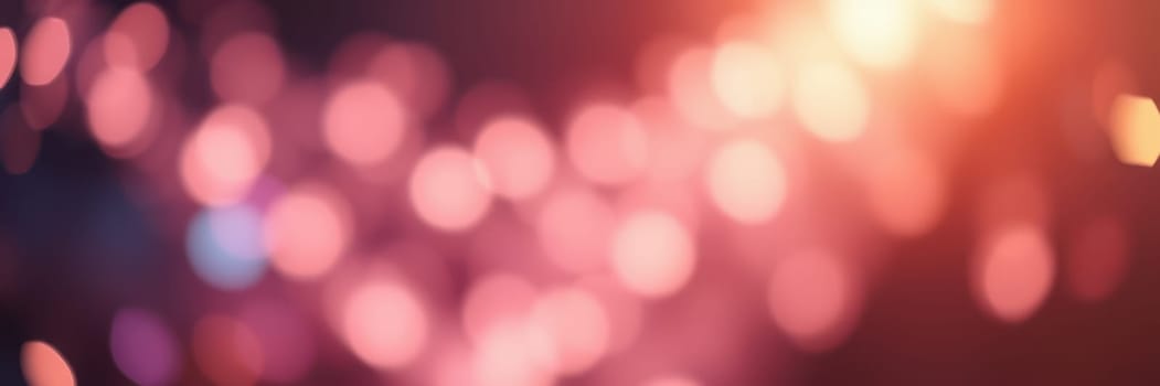 Soft, glowing bokeh lights illuminate the surroundings, creating a magical ambiance at a festive outdoor gathering. Participants enjoy the vibrant colors in the evening.