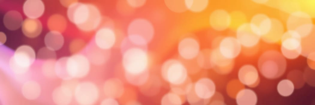 Bright, colorful orbs of light float against a warm gradient background. The design evokes a sense of celebration and joy, perfect for capturing attention and inspiring creativity.
