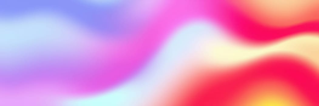 A vibrant blend of colors creates an abstract backdrop with smooth gradients flowing seamlessly. Shades of pink, blue, and yellow merge harmoniously, evoking a sense of calmness.