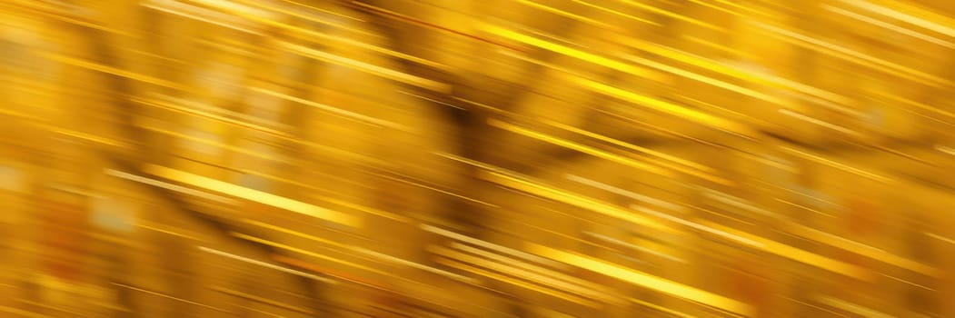 Bright golden lines streak across a background, creating a dynamic and warm atmosphere. The vibrant motion gives a lively feel, ideal for various artistic uses.