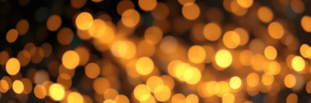 Warm golden bokeh lights twinkle and dance, enhancing the joyful atmosphere of a nighttime celebration, perfect for gatherings and special occasions.