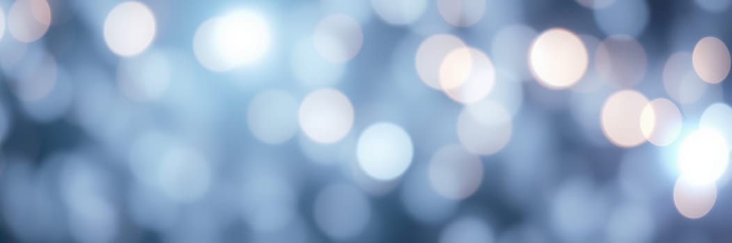 Blurred blue bokeh lights spark interest and intrigue, perfect for backgrounds in art, design, or festive occasions. The soft glow enhances the visual appeal.