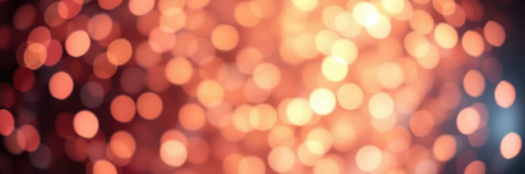 Colorful bokeh lights illuminate the evening, creating a magical atmosphere for a vibrant celebration in an urban setting filled with excitement and joy.