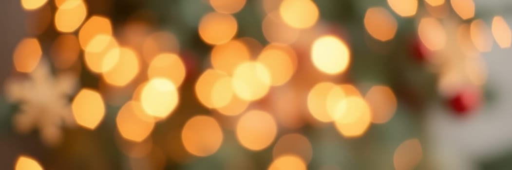 Twinkling warm lights create a magical ambiance in a cozy indoor space, enhancing the festive spirit of winter celebrations with vibrant colors.