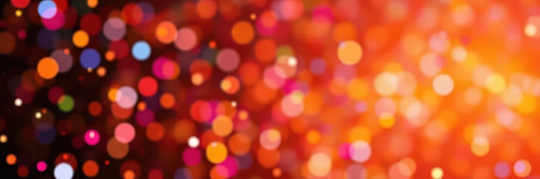 Brightly colored bokeh lights fill the background, creating a lively and festive ambiance for an evening event, perfect for celebrations and gatherings.