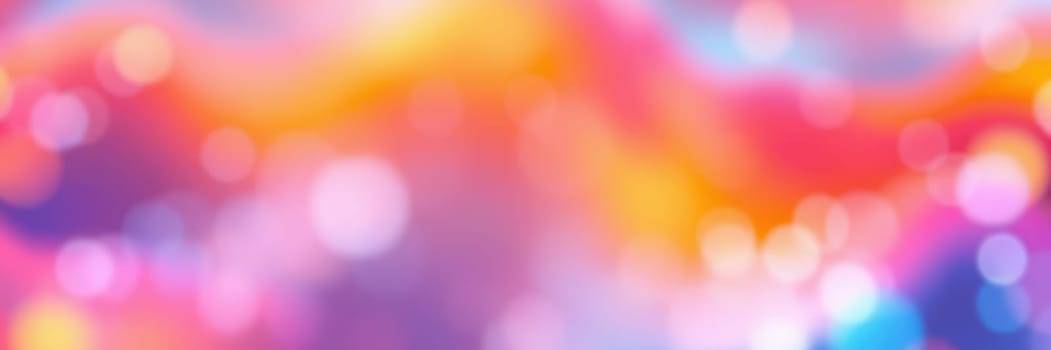 This vibrant visual displays a swirling mix of bright colors and soft bokeh lights, creating an uplifting atmosphere that evokes energy and creativity, ideal for various artistic projects.