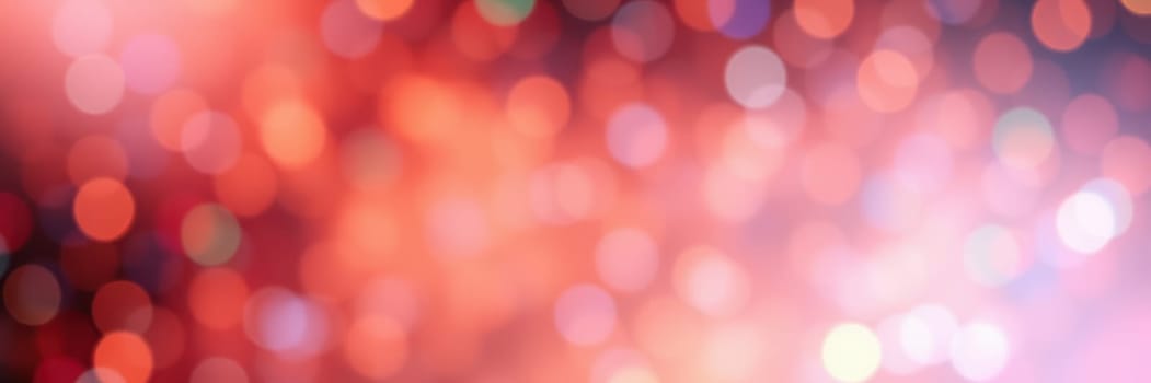 A mesmerizing display of colorful bokeh lights fills the atmosphere, creating a beautiful and vibrant background during a nighttime celebration, enhancing the festivities.