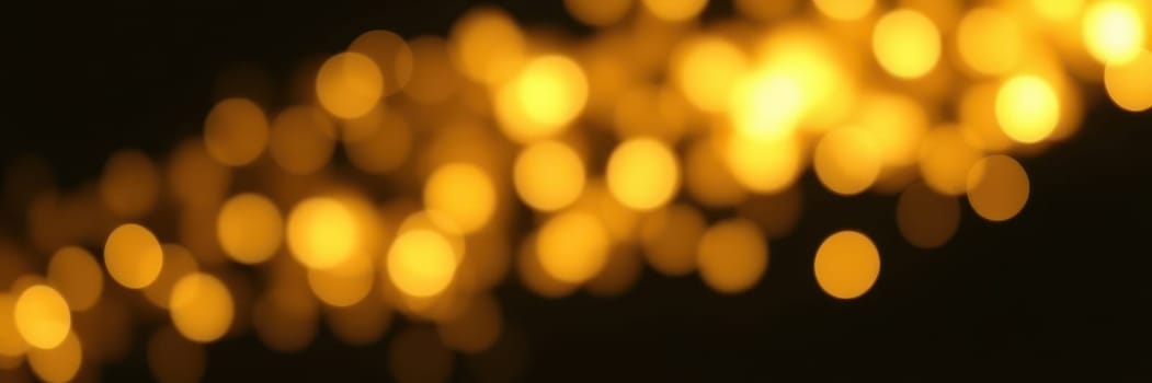 Soft golden lights twinkle in a dimly lit space, enhancing the festive mood while guests enjoy an evening of celebration filled with laughter and cheer, creating a warm ambiance.