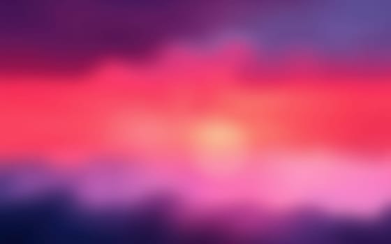 A stunning sunset casts vibrant hues across the sky, blending pinks and purples as daylight fades. Soft clouds frame the horizon, creating a peaceful evening atmosphere.