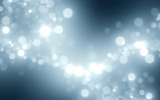 Soft blue and white light forms a mesmerizing bokeh effect, creating a calm and enchanting atmosphere. This artistic play of light captures attention and inspires creativity.