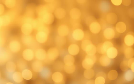 Shimmering golden bokeh lights create a cozy and inviting ambiance, perfect for festive occasions or elegant gatherings. The soft glow enhances the celebratory mood.