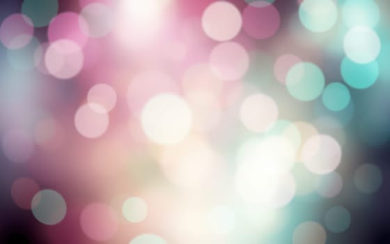 Bright, soft bokeh lights create an enchanting backdrop, blending hues of pink, blue, and white. The vibrant display enhances the festive mood during a lively evening gathering.