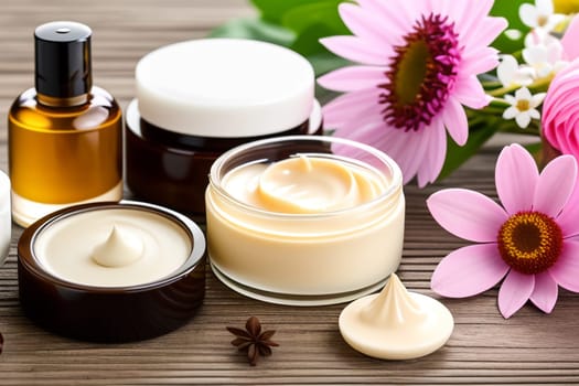 A set of handmade natural cosmetics