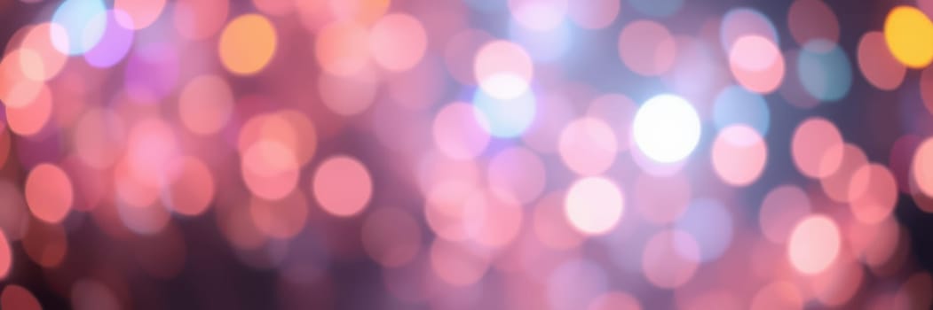 A vibrant display of colorful bokeh lights illuminates the background, creating a lively and enchanting atmosphere during a nighttime celebration filled with joy.