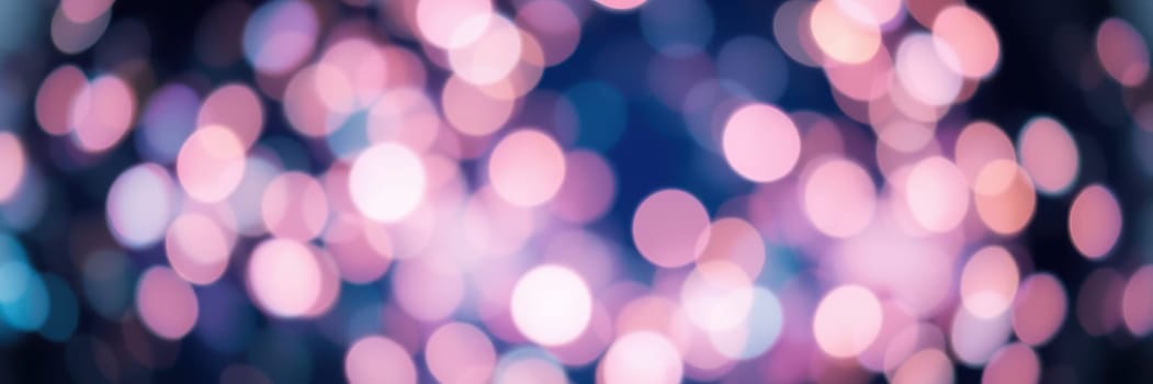 Soft, vibrant bokeh lights fill the background, illuminating the night sky at a lively urban event. The atmosphere is filled with joy and excitement.