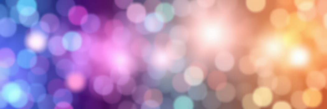 A captivating display of colorful bokeh lights adorns the backdrop, creating an enchanting atmosphere for a lively evening celebration filled with joy and excitement.