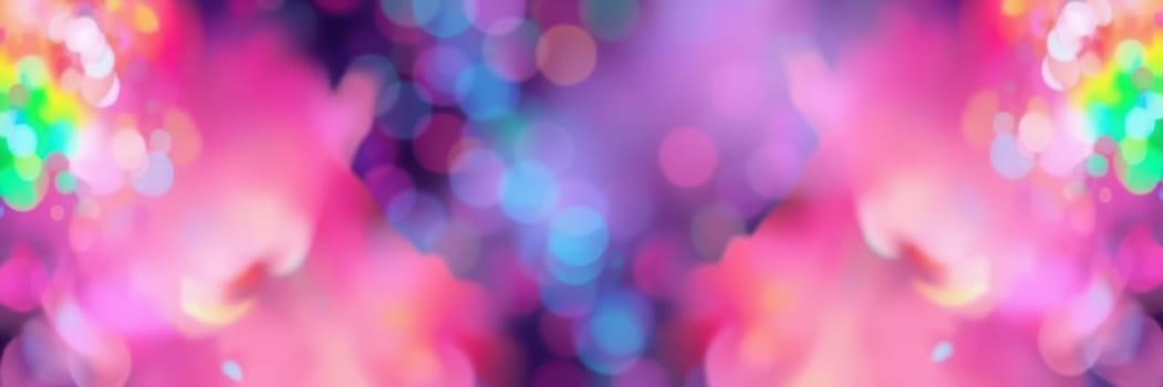 A vivid display of abstract bokeh with swirling colors, blending pink, blue, and purple tones. The soft focus creates a whimsical and enchanting atmosphere perfect for artistic projects.