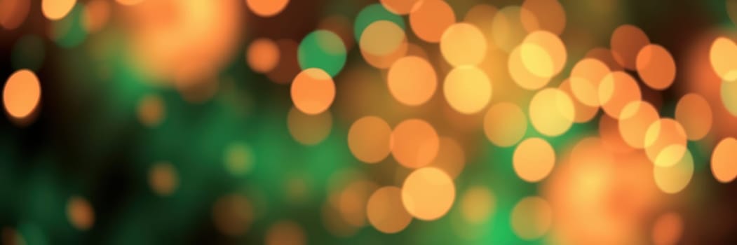 Colorful bokeh lights fill the space with a vibrant glow, enhancing the festive mood of an evening celebration. Guests enjoy the lively ambiance while mingling and socializing.