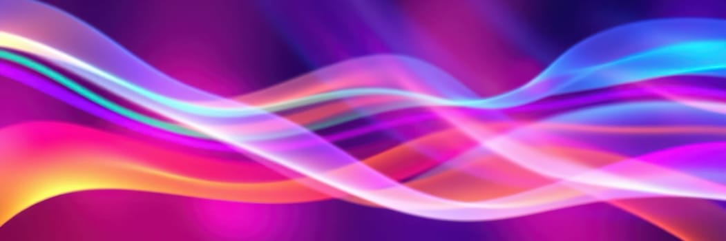 Swirling waves of color blend together in a vibrant display, creating a captivating abstract pattern suitable for various design applications.