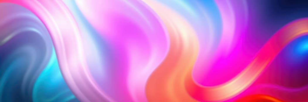 Colorful swirling patterns blend seamlessly, showcasing hues of pink, blue, and orange. This vibrant abstract design captivates the viewer with its fluid motion and artistic depth.