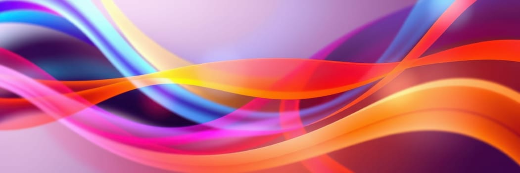 Swirling patterns of bright colors blend seamlessly to form an eye-catching abstract design. The flowing lines showcase a dynamic interplay of warm and cool hues, promoting an energetic feel.