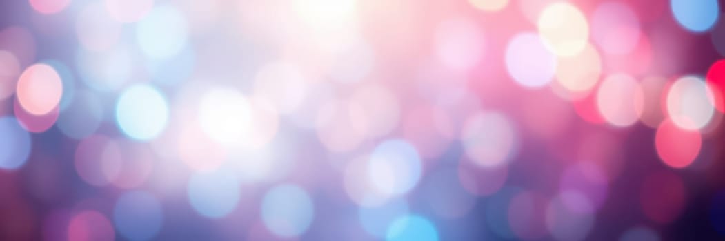 Soft bokeh lights in shades of blue, pink, and white illuminate the background, creating a festive and magical ambiance perfect for celebrations or evening gatherings.