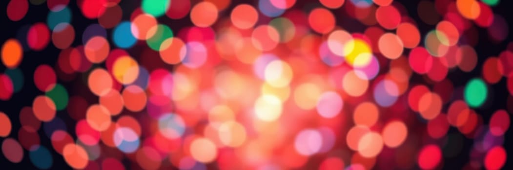 Colorful lights sparkle and shimmer against a dark background, creating a warm and inviting ambiance for a nighttime event with friends and family.