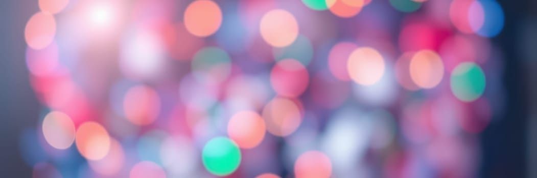 Bright, colorful bokeh lights fill the background, enhancing the cheerful ambiance of a cozy evening gathering with friends and family. The playful hues spark joy and celebration.