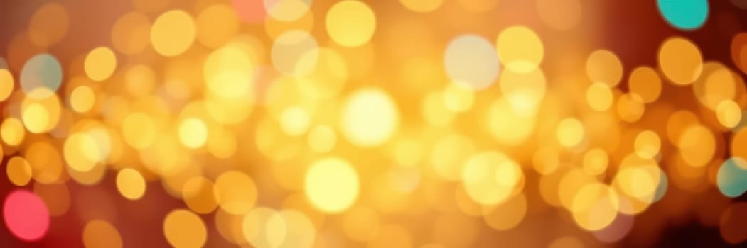 Soft, glowing bokeh lights in warm shades fill the background, enhancing the joyful ambiance of a celebration, perfect for creating a festive mood.