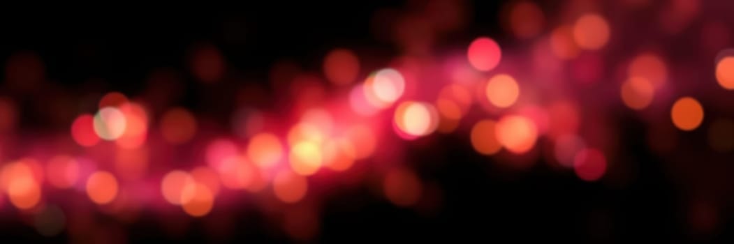 Bright red and orange light spots create an energetic, abstract background with a sense of movement. The pattern evokes feelings of warmth and festivity, perfect for various creative uses.