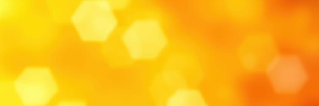 The setting is filled with warm golden hexagonal patterns, reflecting light and creating a joyful ambiance during a festive outdoor gathering on a sunny day.
