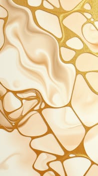 Warm shades intertwine with gold lines creating an abstract design that exudes elegance. The flowing shapes form a captivating visual texture perfect for artistic projects.