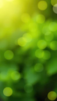 Soft green bokeh creates a tranquil scene, capturing the essence of nature's beauty. Gentle light filters through foliage, evoking calmness and peace.