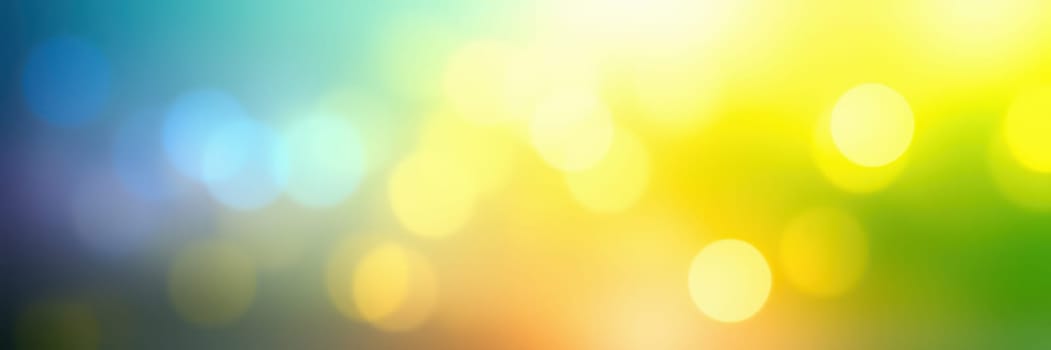 Brightly colored lights blur together to form an abstract background, creating a joyful and vibrant atmosphere ideal for celebrations or events during the evening.
