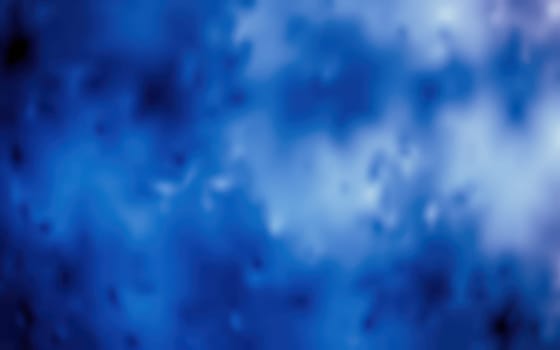 A soft, abstract blue background with swirling clouds evokes a tranquil and calming feeling. The gentle gradients suggest a twilight setting, perfect for design use.