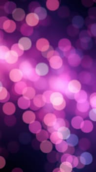A vibrant array of pink and purple bokeh lights forms a soft, blurred background, evoking a lively and magical ambiance ideal for celebrations or events.