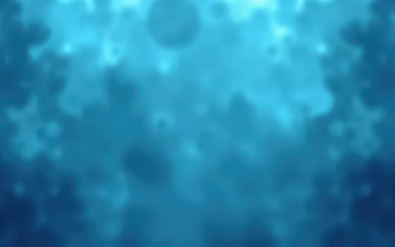 Bubbles rise gracefully in clear blue water, illuminated by soft light. This peaceful underwater scene evokes a sense of calm and tranquility in an aquatic setting.