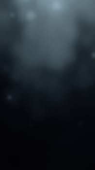 A thick, swirling fog fills a dark space, creating an ethereal atmosphere. Dim light reflections emerge throughout, enhancing the mysterious effect of the scene.