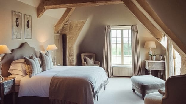 Country cottage decor, Cotswolds style interior design, furniture and home decor in elegant English country house style idea
