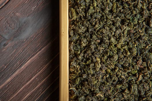 Closeup of highquality cannabis buds on a rustic wooden backdrop, showcasing their beauty and quality