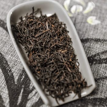 Rich and aromatic loose black tea leaves that are perfectly prepared and ready for brewing a delightful cup