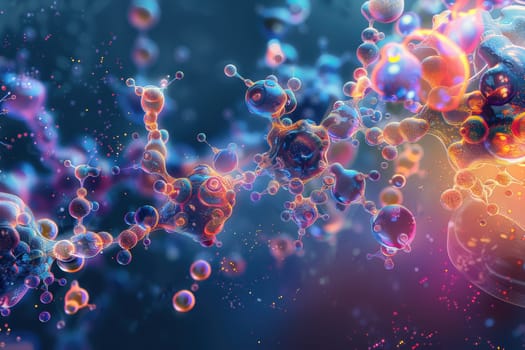 Detailed visualization of a biological macromolecule's complex structure using x-ray diffraction. the image showcases intricate patterns and molecular bonds, emphasizing the elegance and complexity inherent in molecular science and research.