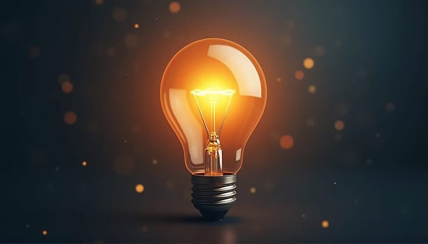 A conceptual graphic that uses a light bulb as a metaphor for a clever idea or breakthrough, signifying brilliant marketing strategy planning and innovative company thinking. . High quality photo