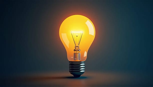 A conceptual graphic that uses a light bulb as a metaphor for a clever idea or breakthrough, signifying brilliant marketing strategy planning and innovative company thinking. . High quality photo